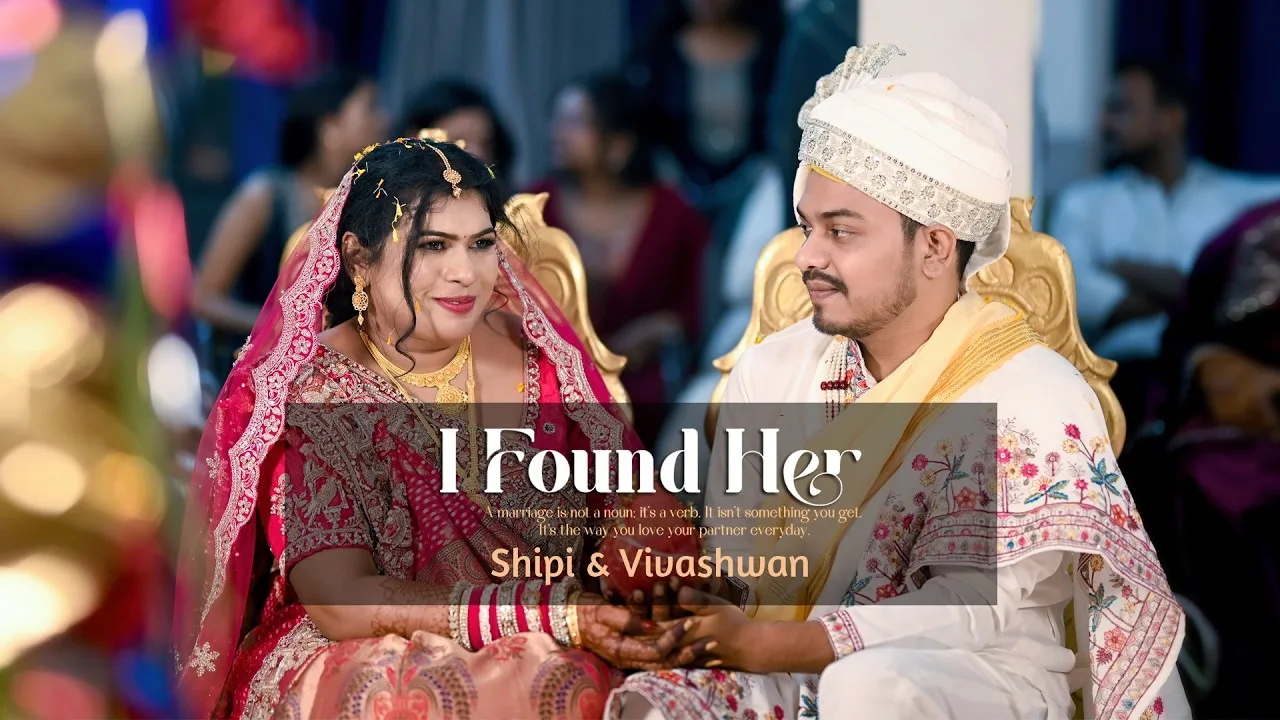 Cover of a Muskan Digital Studio wedding highlight film